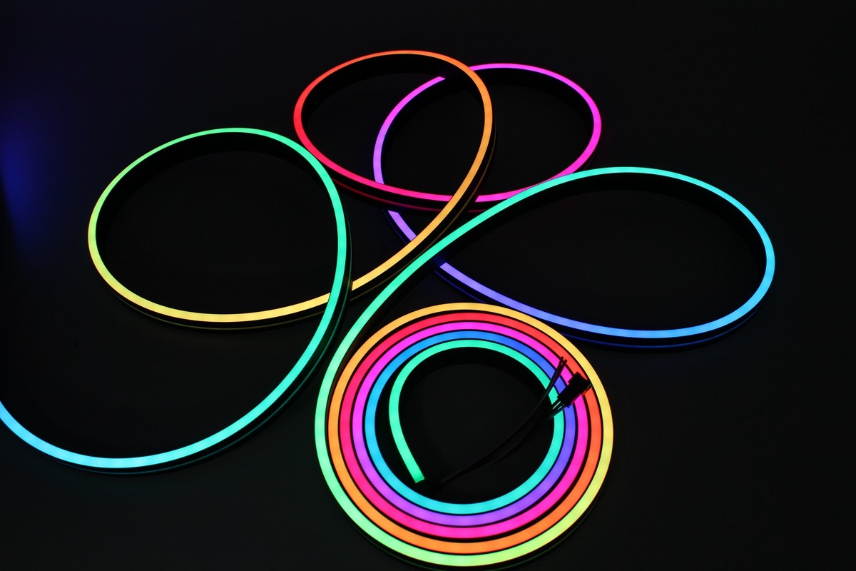 黑色霓虹管灯带\0616